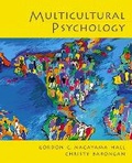 Cover: Multicultural Psychology - Routledge