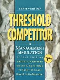 Enlarge image Cover: Threshold Competitor - Pearson