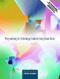 Abbildung von: Programming for Technology Students Using Visual Basic - Pearson