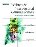 Cover: Written and Interpersonal Communication - Pearson