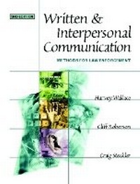 Enlarge image Cover: Written and Interpersonal Communication - Pearson