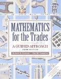 Cover: Mathematics for the Trades - Pearson