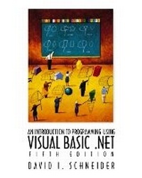 Abbildung von: An Introduction to Programming with Visual Basic.NET - Pearson