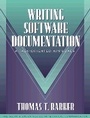 Cover: Writing Software Documentation - Pearson