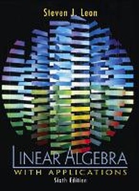 Abbildung von: Linear Algebra with Applications - Pearson