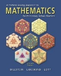 Enlarge image Cover: A Problem Solving Approach to Mathematics for Elementary School Teachers - Pearson