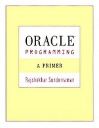 Enlarge image Cover: Oracle Programming - Pearson
