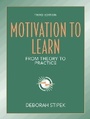 Cover: Motivation to Learn - Pearson
