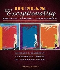 Enlarge image Cover: Human Exceptionality - Pearson
