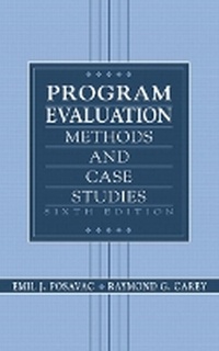 Enlarge image Cover: Program Evaluation - Routledge