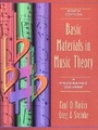 Cover: Basic Materials in Music Theory - Pearson