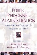 Cover: Public Personnel Administration - Routledge