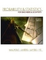 Cover: Probability and Statistics for Engineers and Scientists - Pearson