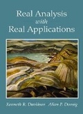 Cover: Real Analysis with Real Applications - Pearson