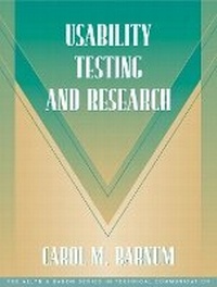 Enlarge image Cover: Usability Testing and Research (Part of the Allyn & Bacon Series in Technical Communication) - Pearson