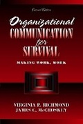 Cover: Organizational Communication for Survival - Pearson
