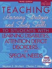 Enlarge image Cover: Teaching Learning Strategies and Study Skills to Students with Learning Disabilities, Attention Deficit Disorders, or Special Needs - Pearson