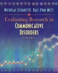 Abbildung von: Evaluating Research in Communicative Disorders - Pearson