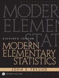Enlarge image Cover: Modern Elementary Statistics - Pearson