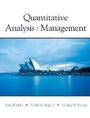 Cover: Quantitive Analysis for Management and Student CD Package - Prentice Hall