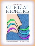 Cover: Clinical Phonetics - Pearson