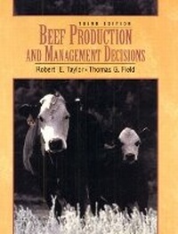 Enlarge image Cover: Beef Production and Management Decisions - Pearson