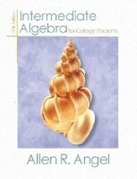 Enlarge image Cover: Intermediate Algebra for College Students - Pearson