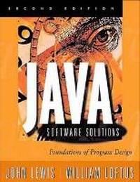 Enlarge image Cover: Java Software Solutions - Pearson