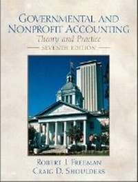 Enlarge image Cover: Governmental and Non-Profit Accounting - Pearson