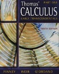 Cover: Calculus, Early Transcendentals Part 1 Single Variable - Pearson