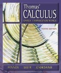 Cover: Thomas' Calculus, Early Transcendentals - Pearson