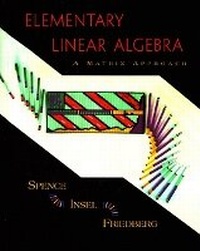 Enlarge image Cover: Elementary Linear Algebra - Pearson