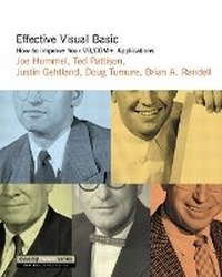 Abbildung von: Effective Visual Basic - Addison Wesley