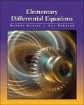 Cover: Elementary Differential Equations - Pearson