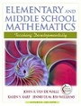 Cover: Elementary and Middle School Mathematics - Pearson
