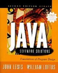 Enlarge image Cover: Java Software Solutions - Pearson
