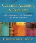 Cover: College Algebra in Context with Applications for the Managerial, Life and Social Sciences - Pearson