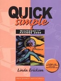 Abbildung von: Quick, Simple Microsoft Access 2000 - Pearson