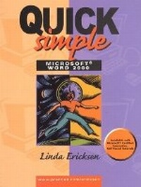 Enlarge image Cover: Quick, Simple Microsoft Word 2000 - Pearson