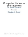 Cover: Computer Networks and Internets, with Internet Applications - Pearson