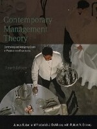 Enlarge image Cover: Contemporary Management Theory - Pearson