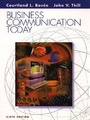 Cover: Business Communication Today - Pearson