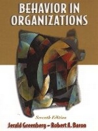 Enlarge image Cover: Behavior in Organizations - Pearson