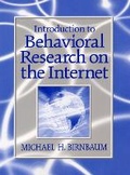Bild: Introduction to Behavioral Research on the Internet - Pearson