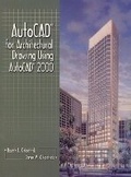 Cover: AutoCAD for Architectural Drawing Using AutoCAD 2000 - Peachpit Press Publications