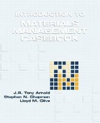 Enlarge image Cover: Introduction to Materials Management Casebook - Pearson