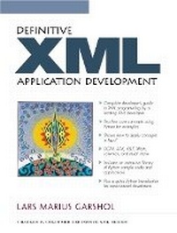 Enlarge image Cover: Definitive XML Application Development - Prentice Hall