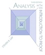 Cover: Analysis with an Introduction to Proof - Pearson