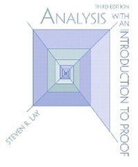 Enlarge image Cover: Analysis with an Introduction to Proof - Pearson