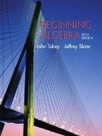 Enlarge image Cover: Beginning Algebra - Pearson